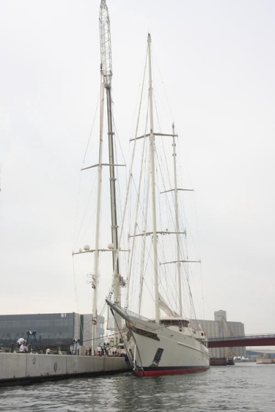 ATH 09 - Retirada palo embarcación Athena - Grúas Gavi