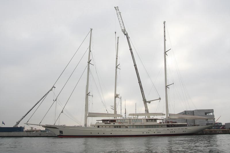 ATH 10 - Retirada palo embarcación Athena - Grúas Gavi