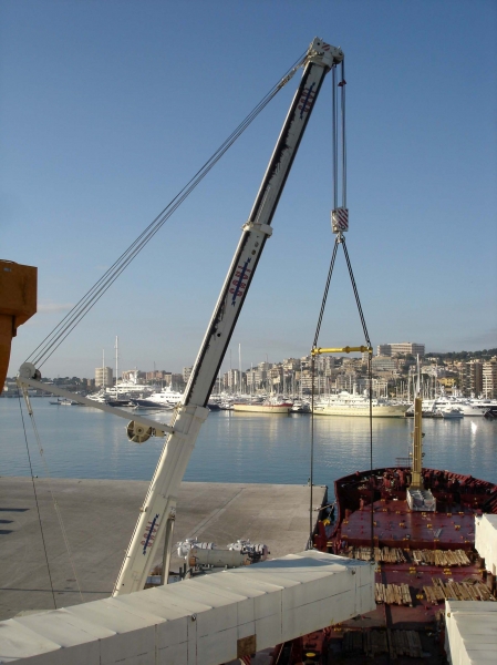 Descàrrega Mòduls Port de Palma - Grúas Gavi